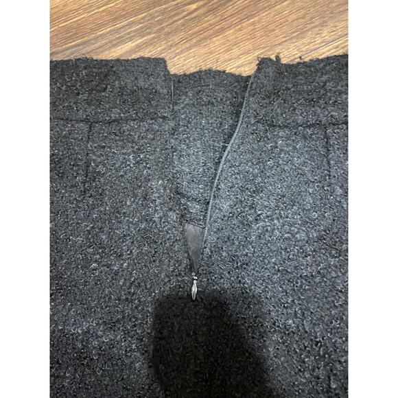 EUC Donna Karan Vintage Wool Mohair black Bouclé High-Waisted Pencil Skirt SZ: 4 - Picture 3 of 10